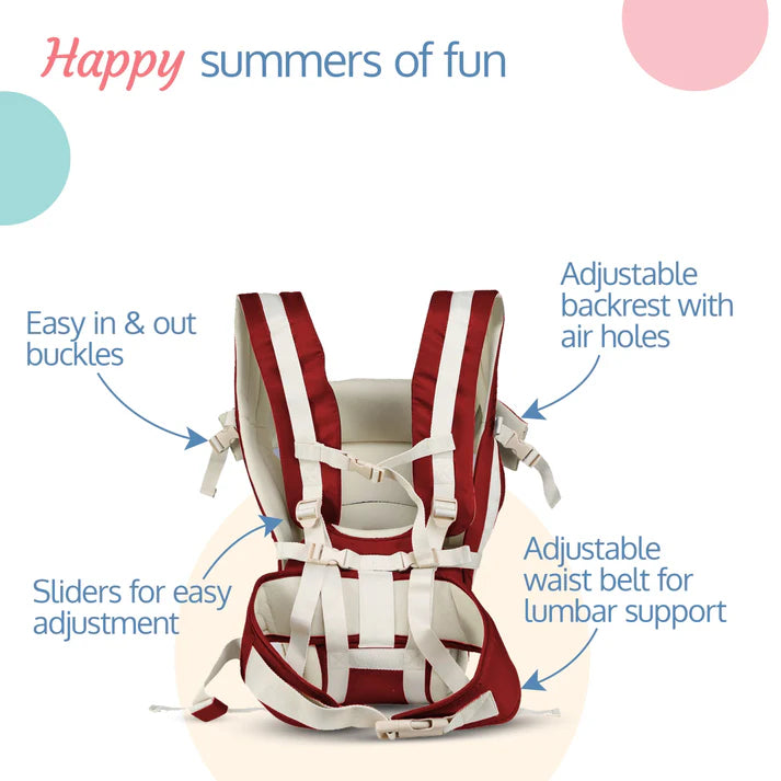 Baby Carrier - Black & Beige | uSmile.toys www.usmile.toys